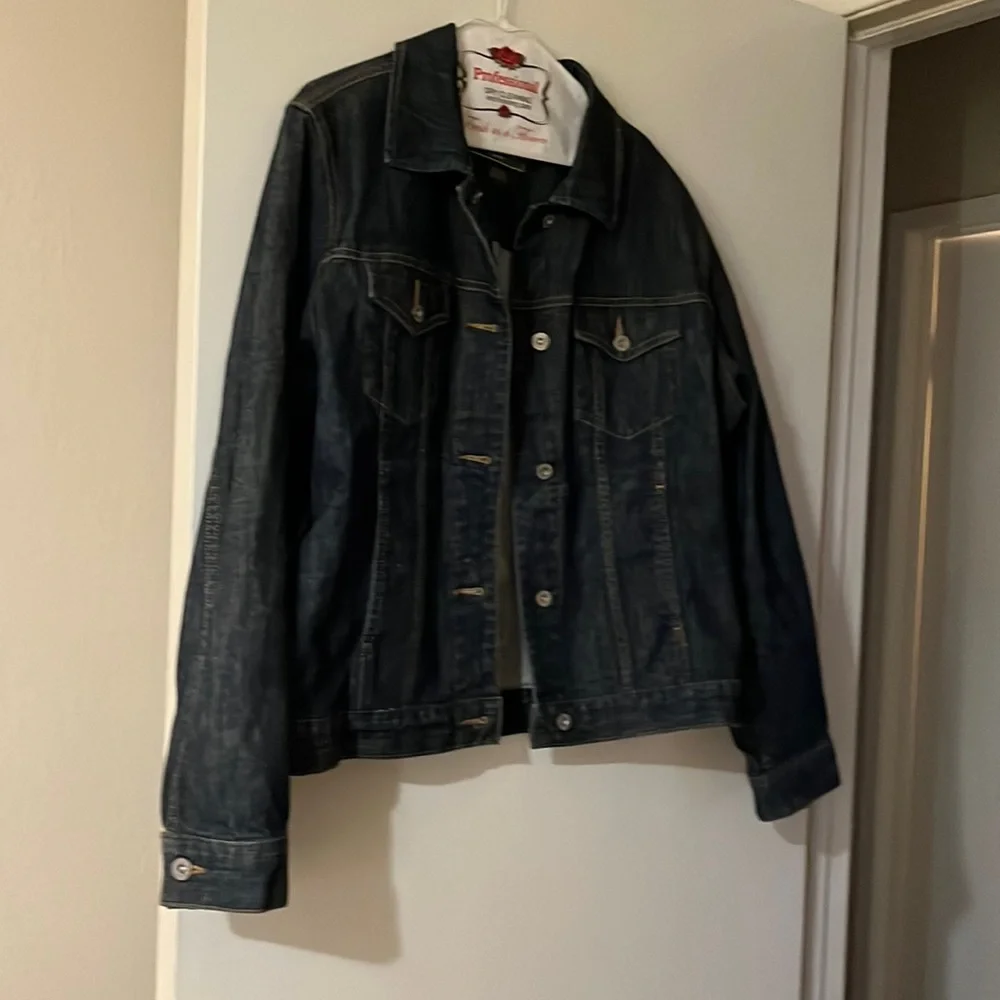 Eddie Bauer large denim jacket good condition - Picture 1 of 5